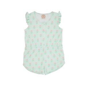 Beaufort Bonnet Marion Rose Romper | Flowers for Friends in Size 5 Fits Like 4T